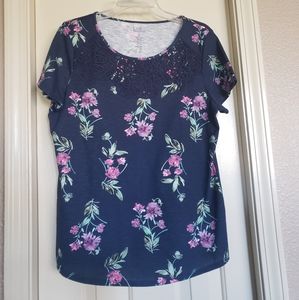 Croft and Barrow floral shirt.